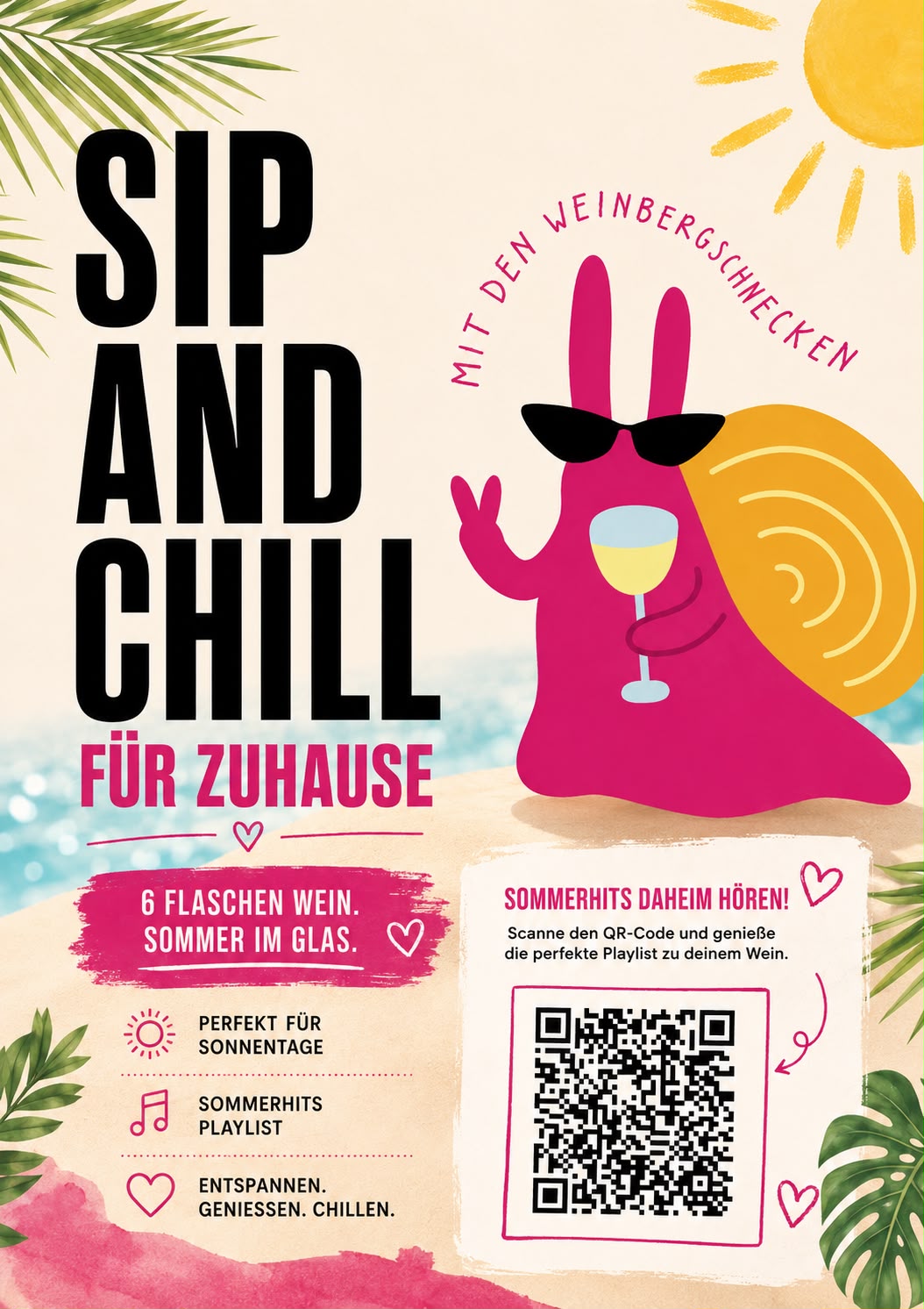 Sip & Chill für Zuhause - Weinpaket