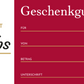 Geschenkgutschein