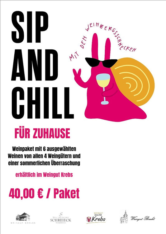 Sip & Chill für Zuhause - Weinpaket